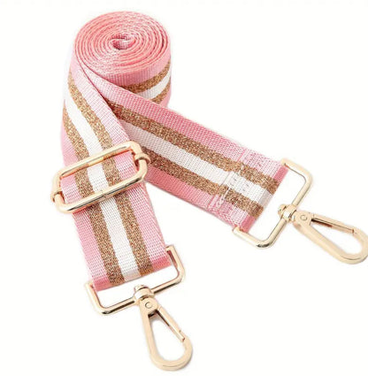 Metallic Purse Straps | Interchangeable Game Day Straps | JJ & the Bear
