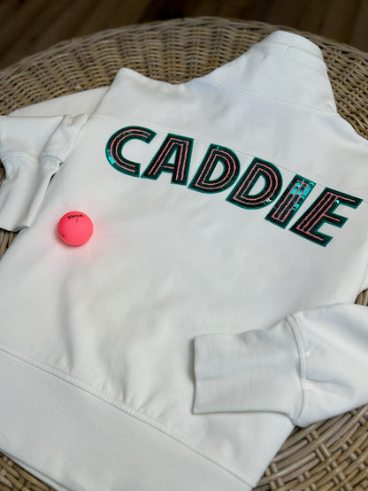 Green CADDIE Quarter Zip