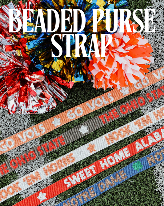 Beaded Purse Straps | Interchangeable Stadium Bag Straps | JJ & the Bear
