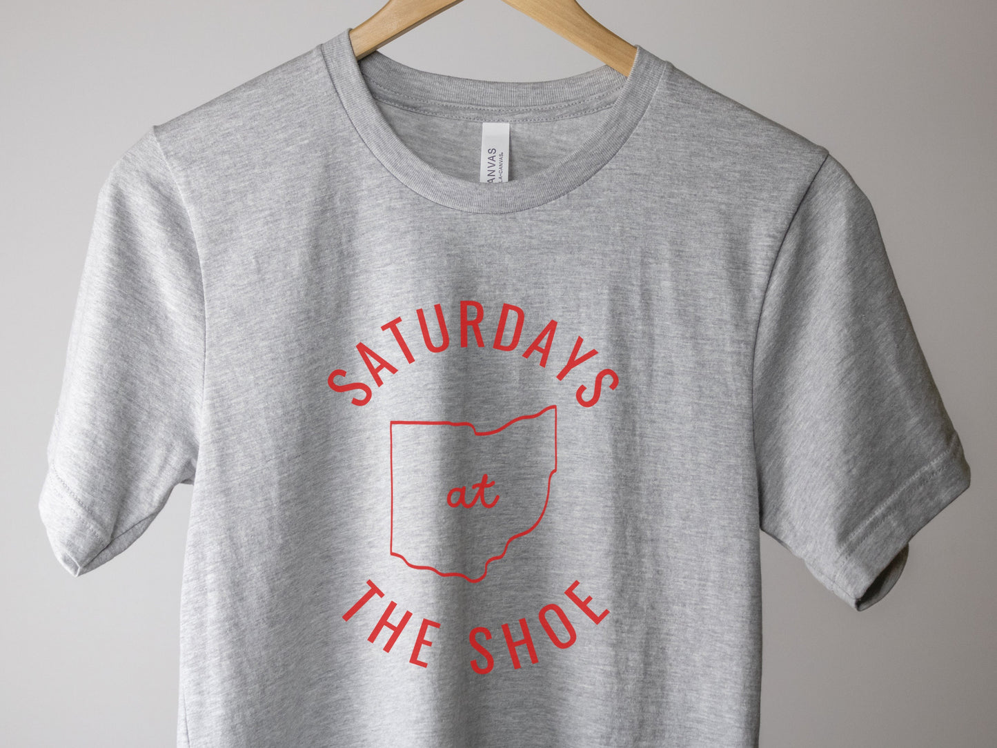 Ohio State Saturdays at The Shoe: Trendy Unisex t Shirt for Kids - Buckeye Love, Game Day Apparel - Ohio state kids fanwear - OSU Buckeyes